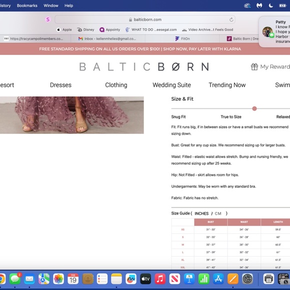 Baltic born Mariselle embossed floral overlay dusty blue maxi dress - Picture 9 of 9